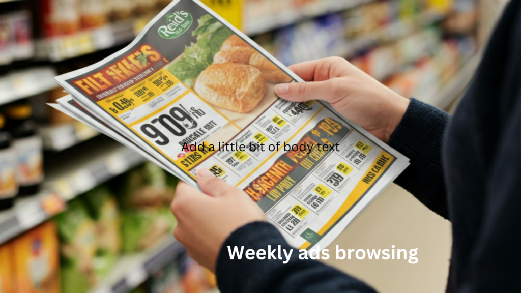Speaking of the Reid's Food Barn weekly ad